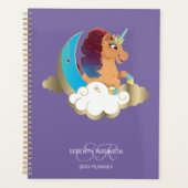 Divine the Unicorn | Mond & Wolken Planer (Vorderseite)