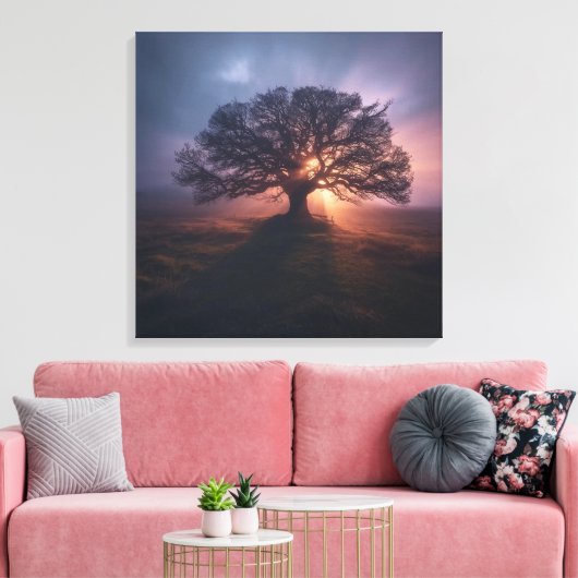 Divine Tree Wall Art Spiritual Sacred Tree of Life Leinwanddruck (Insitu (Wohnzimmer))