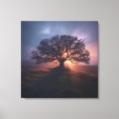Divine Tree Wall Art Spiritual Sacred Tree of Life Leinwanddruck (Vorderseite)