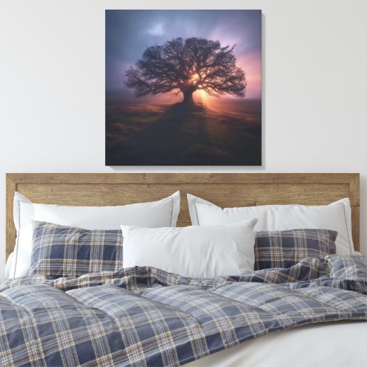 Divine Tree Wall Art Spiritual Sacred Tree of Life Leinwanddruck (Insitu (Schlafzimmer))