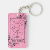 Divine Vino Tarot Schlüsselanhänger (Rückseite)