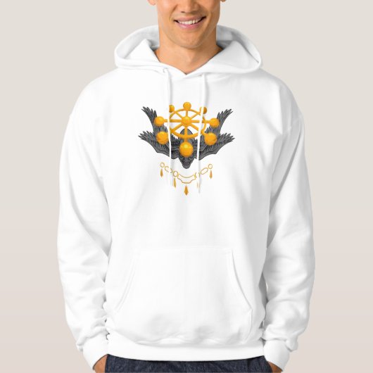 🐺Divine Wheel Beast Hoodie – Cursed Guardian Form (Vorderseite)