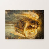 Divine Wisdom Angel with Bible Puzzle (Horizontal)