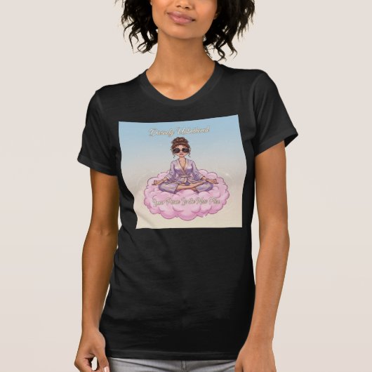 Divinely Unbothered – Inner Peace Is the New Flex T-Shirt (Vorderseite)