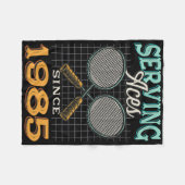 Diving Aces seit 1985 Badminton Lover 40. Geburtst Fleecedecke (Vorderseite (Horizontal))
