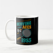 Diving Aces seit 1985 Badminton Lover 40. Geburtst Kaffeetasse (Links)