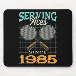 Diving Aces seit 1985 Badminton Lover 40. Geburtst Mousepad