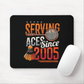 Diving Aces seit 2005 Badminton Lover 20. Geburtst Mousepad (Mit Mouse)