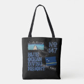 Diving Curaçao Karibik Tasche (Rückseite)