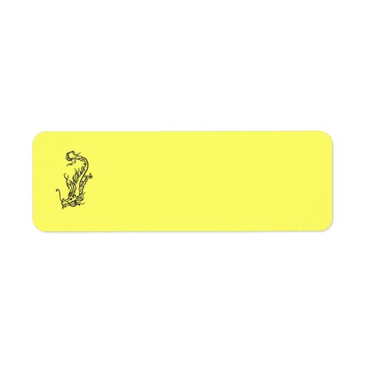 Diving Dragon Label (Vorne)