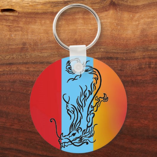Diving Dragon Schlüsselanhänger (Vorderseite)