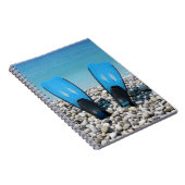 Diving Fins Notebook Notizblock (Rechte Seite)