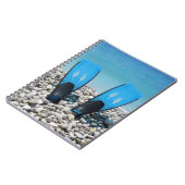 Diving Fins Notebook Notizblock (Linke Seite)