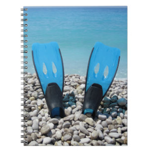 Diving Fins Notebook Notizblock