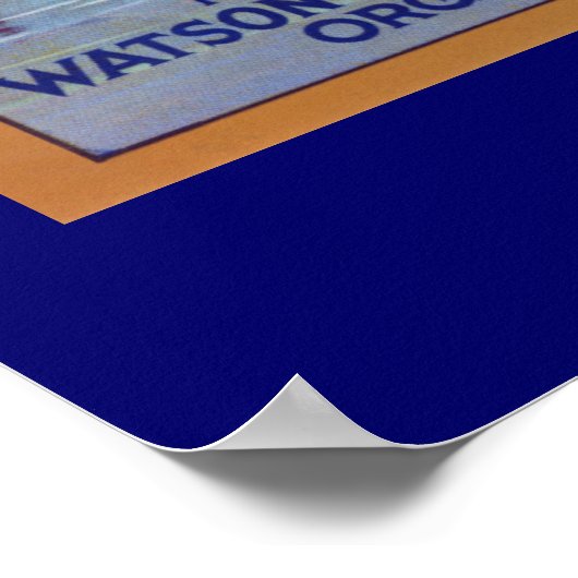 Diving Girl Äpfel Poster (Ecke)