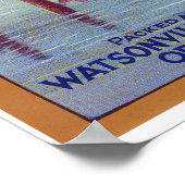 Diving Girl Äpfel Poster (Ecke)