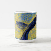 Diving Humpback van Gogh style mugs Kaffeetasse (Mittel)