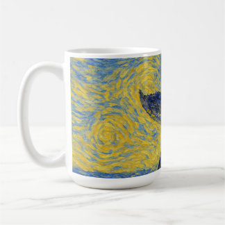 Diving Humpback van Gogh style mugs Kaffeetasse