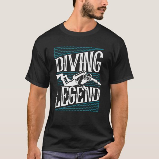 Diving Legend Sport Diving Underwater Technical Sc T-Shirt (Vorderseite)