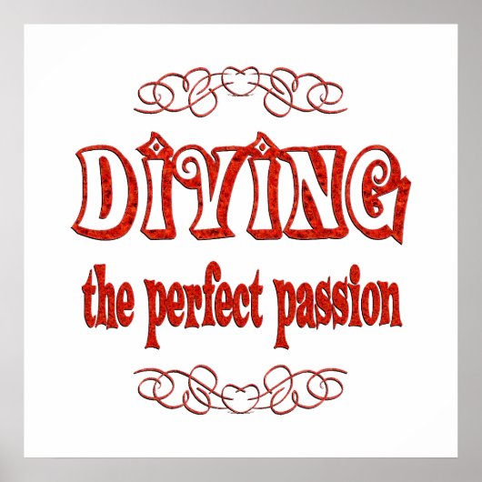 Diving Passion Poster (Vorne)