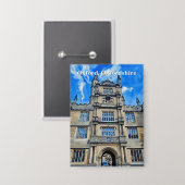 Divinity in Stone - Bodleian Library, Oxford Button (Vorderseite/Rückseite)