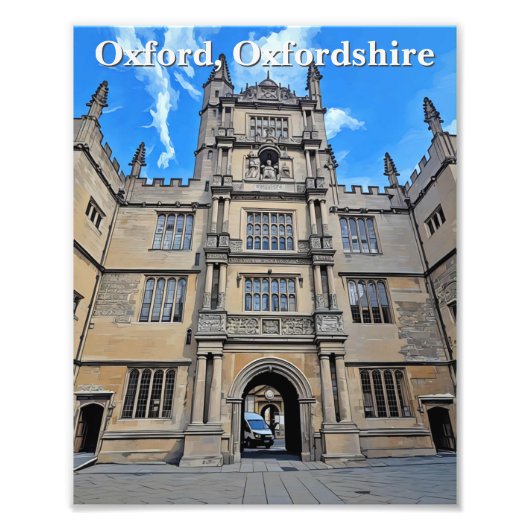Divinity in Stone - Bodleian Library, Oxford Fotodruck (Vorne)