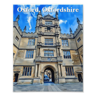 Divinity in Stone - Bodleian Library, Oxford Fotodruck