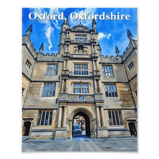 Divinity in Stone - Bodleian Library, Oxford Fotodruck (Vorne)