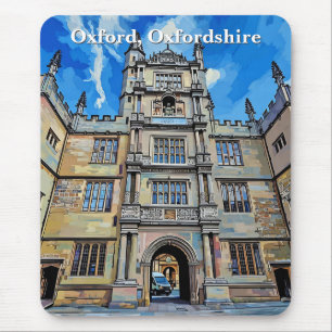 Divinity in Stone - Bodleian Library, Oxford Mousepad