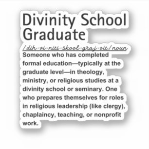 Divinity School Aufkleber