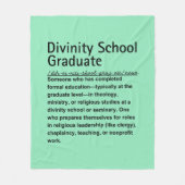 Divinity School Fleecedecke (Vorderseite)