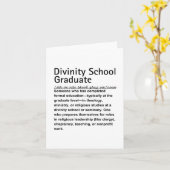 Divinity School Karte (Gelbe Blume)