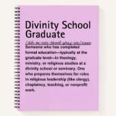 Divinity School Notizblock (Vorderseite)