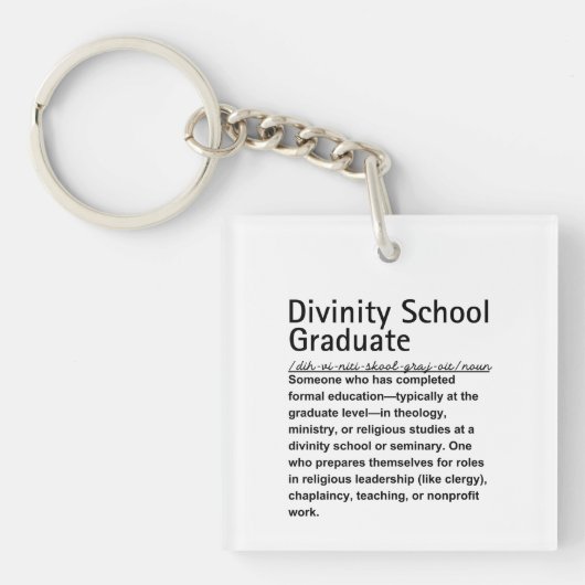 Divinity School Schlüsselanhänger (Vorderseite)