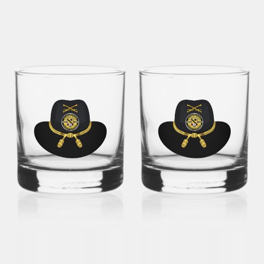 Division Cavalry Afghanistan Whiskyglas (Vorderseite)
