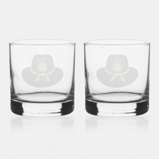 Division Cavalry Afghanistan Whiskyglas (Rückseite)