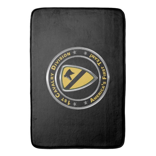 Division Cavalry Badematte (Vorderseite Vertikal)