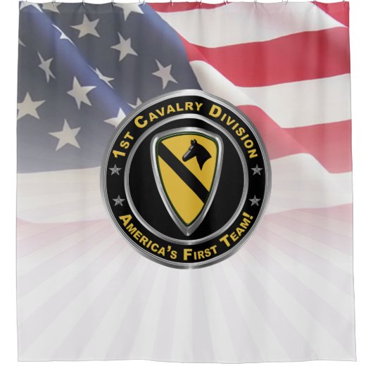 Division Cavalry Duschvorhang (Vorderseite)