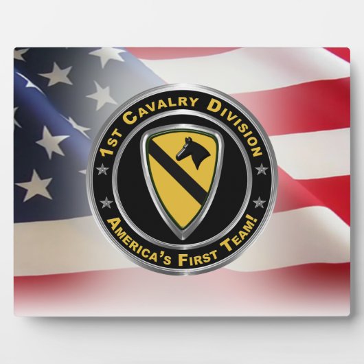 Division Cavalry Fotoplatte (Vorderseite)