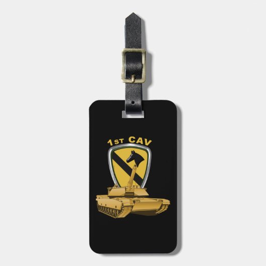 Division Cavalry    Gepäckanhänger (Vorderseite vertikal)