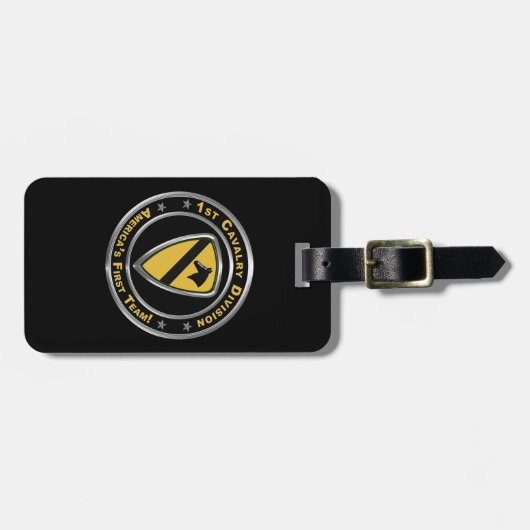 Division Cavalry  Gepäckanhänger (Vorderseite horizontal)