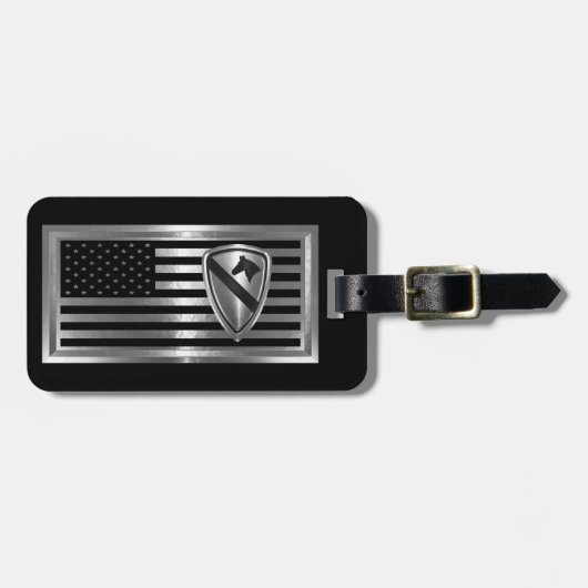 Division Cavalry  Gepäckanhänger (Vorderseite horizontal)