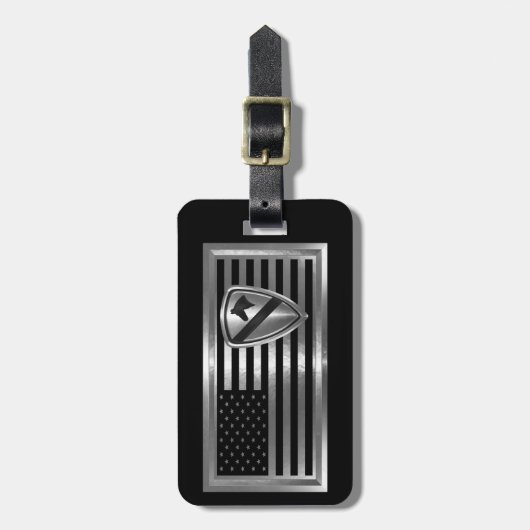 Division Cavalry  Gepäckanhänger (Vorderseite vertikal)