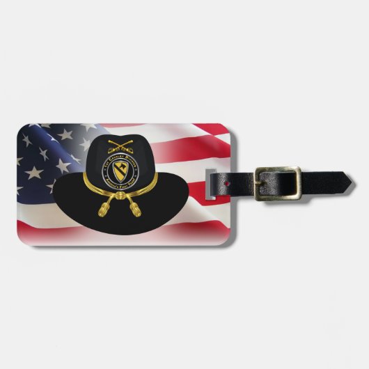 Division Cavalry Gepäckanhänger (Vorderseite horizontal)