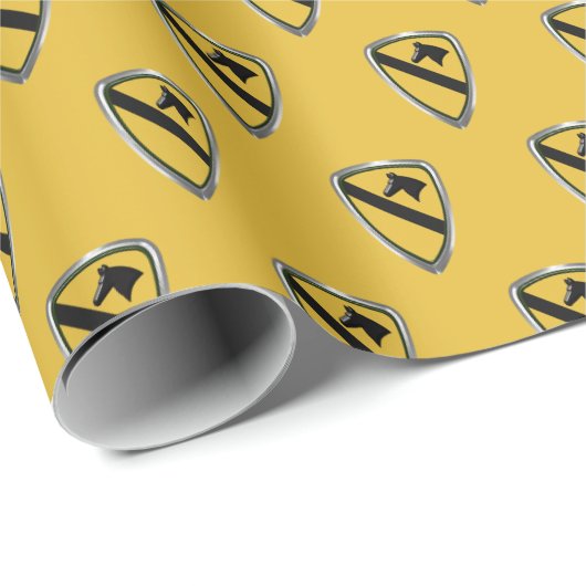 Division Cavalry Geschenkpapier (Rolleneckpunkt)