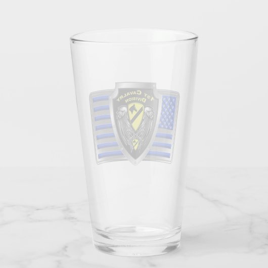 Division Cavalry Glas (Rückseite)