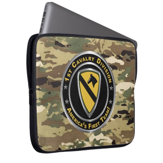 Division Cavalry Laptopschutzhülle (Vorne Rechts)