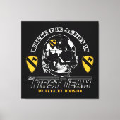 Division Cavalry Leinwanddruck (Vorderseite)