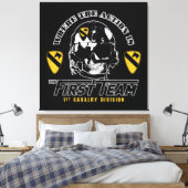Division Cavalry Leinwanddruck (Insitu (Schlafzimmer))