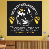 Division Cavalry Leinwanddruck (Insitu (Wohnzimmer))